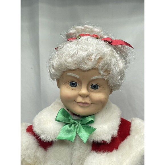 Vintage Christmas Animated Mrs.Claus  Sound 15” Motion Not Working - Picture 3 of 16